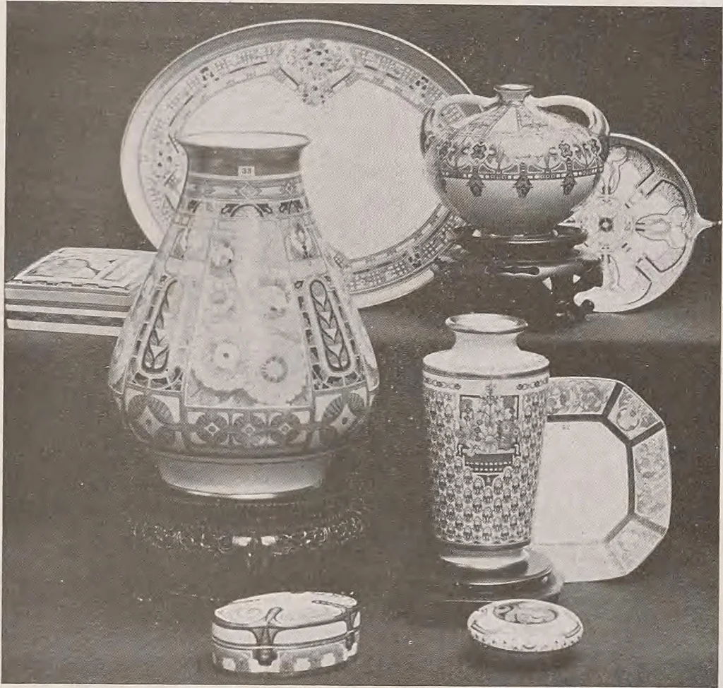 An illustration from Keramic studio, 1899, leaf 203