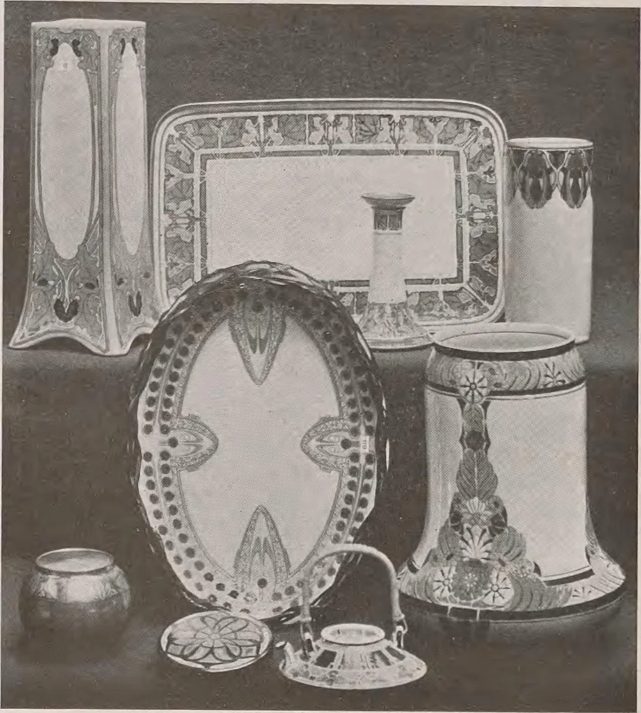 An illustration from Keramic studio, 1899, leaf 203
