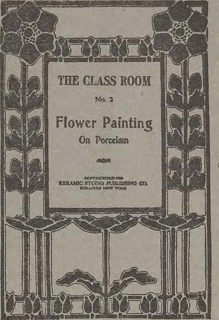 An illustration from Keramic studio, 1899, leaf 266