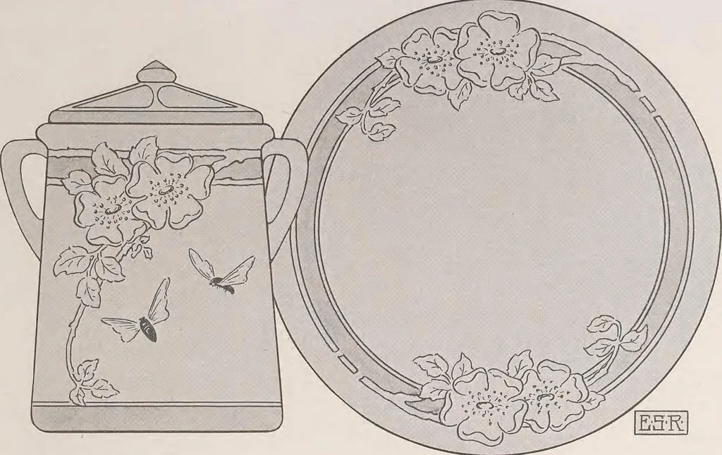 An illustration from Keramic studio, 1899, leaf 298