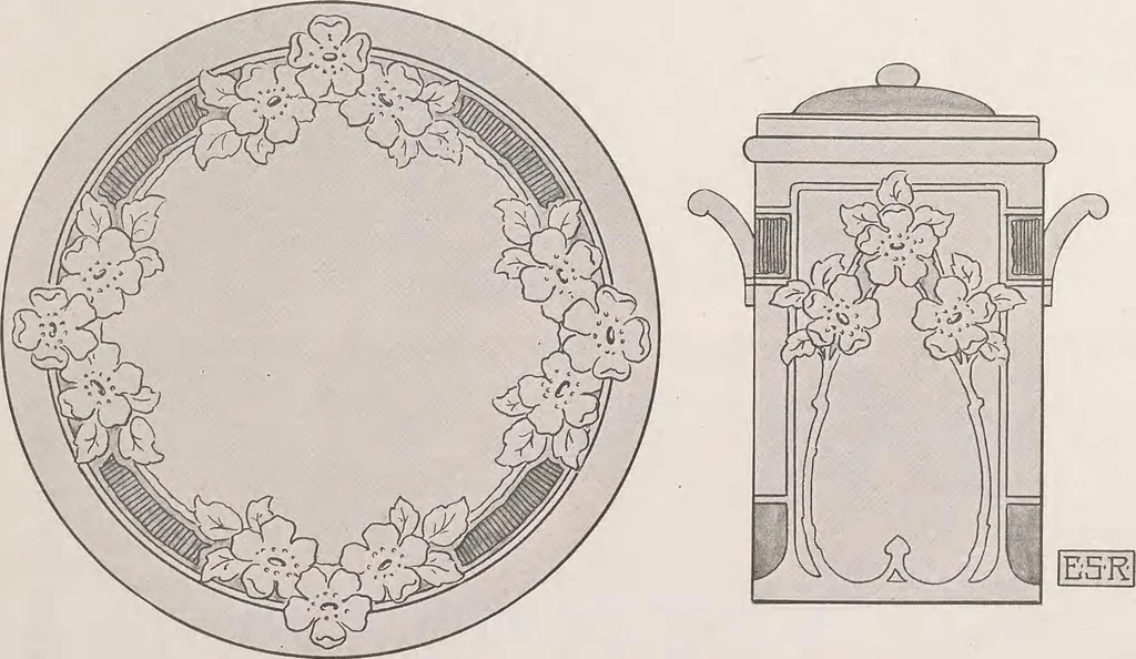 An illustration from Keramic studio, 1899, leaf 298
