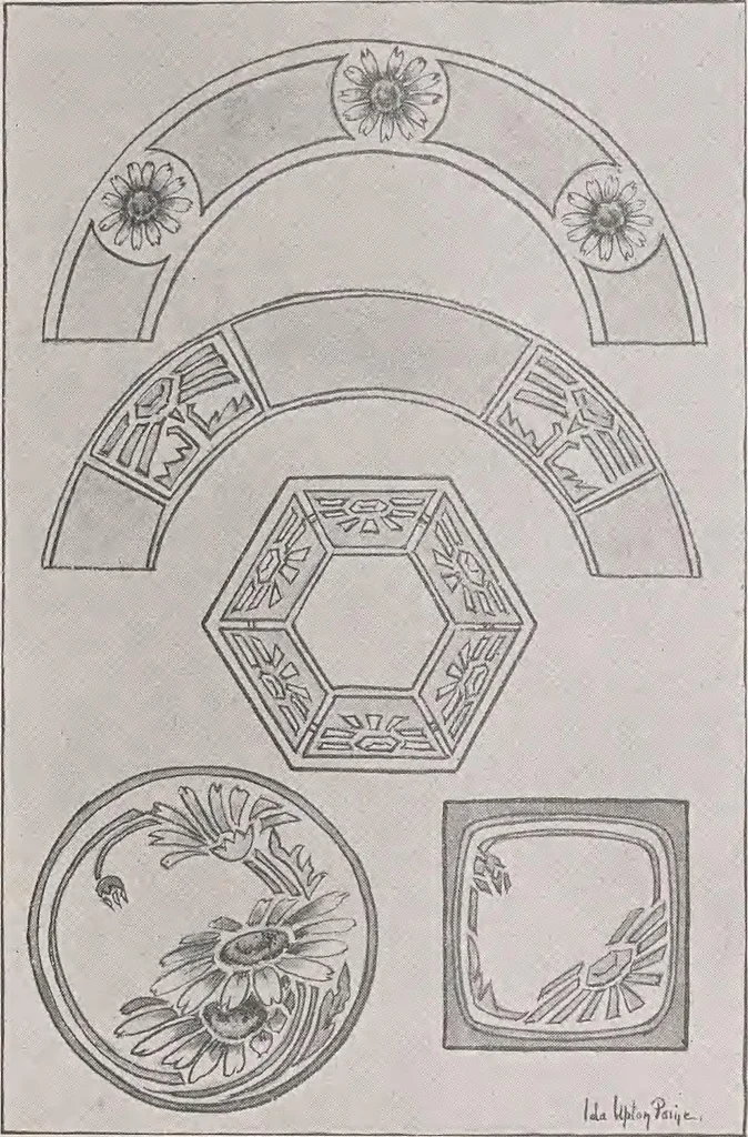 An illustration from Keramic studio, 1899, leaf 316