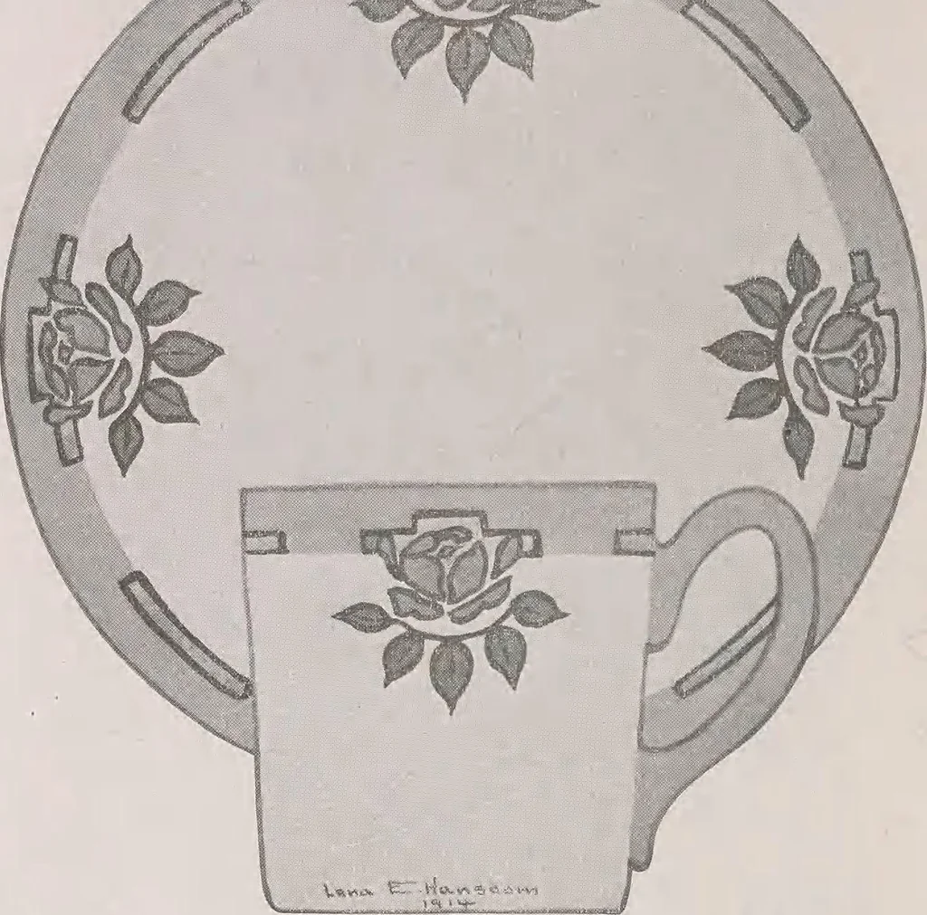 An illustration from Keramic studio, 1899, leaf 335