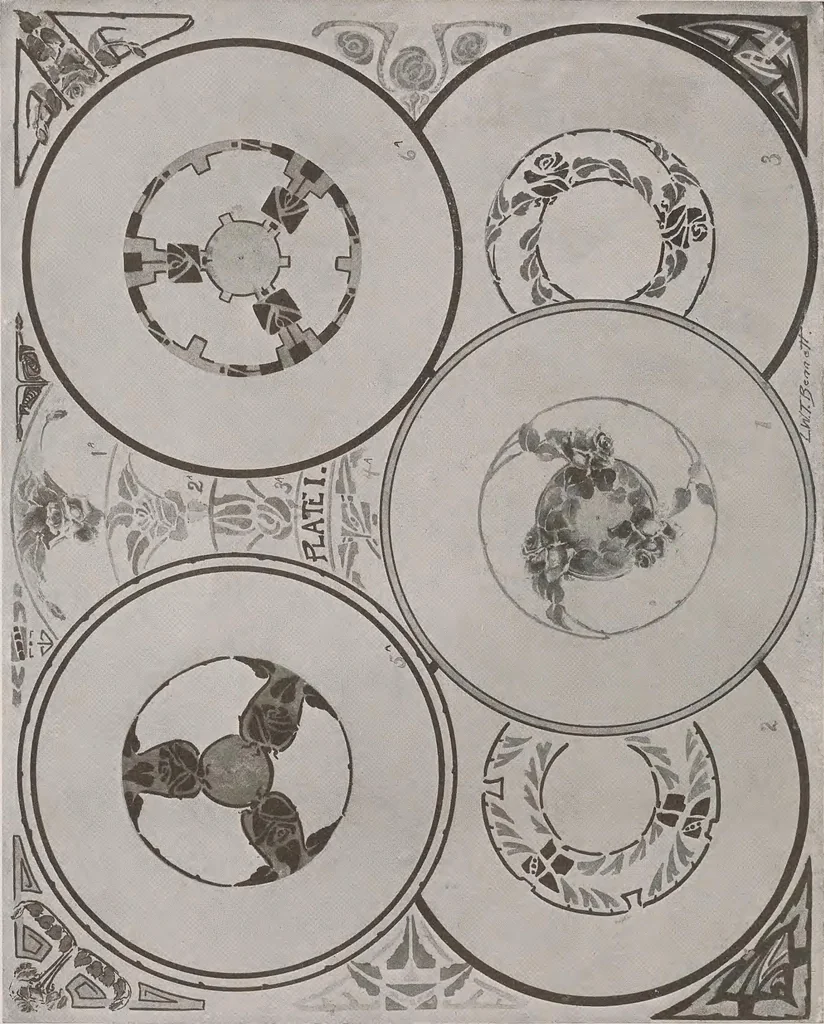 An illustration from Keramic studio, 1899, leaf 39