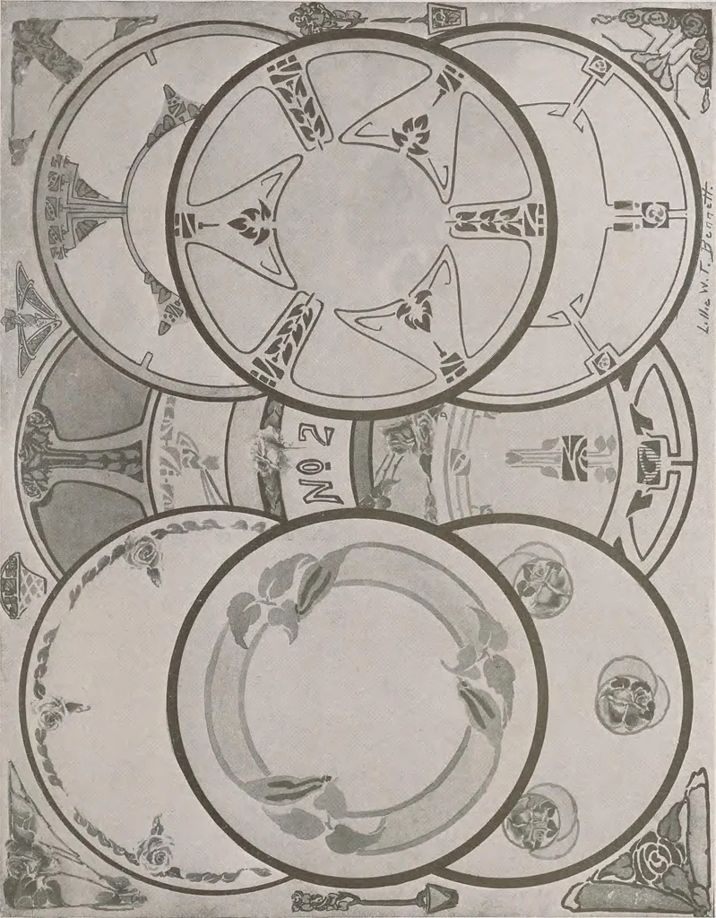 An illustration from Keramic studio, 1899, leaf 40