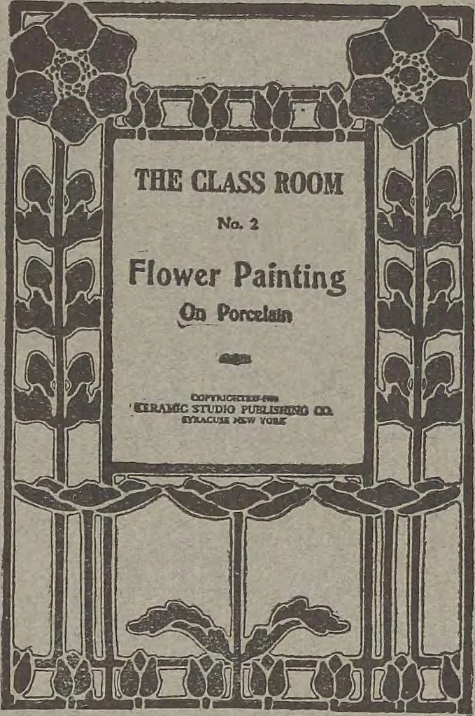 An illustration from Keramic studio, 1899, leaf 52