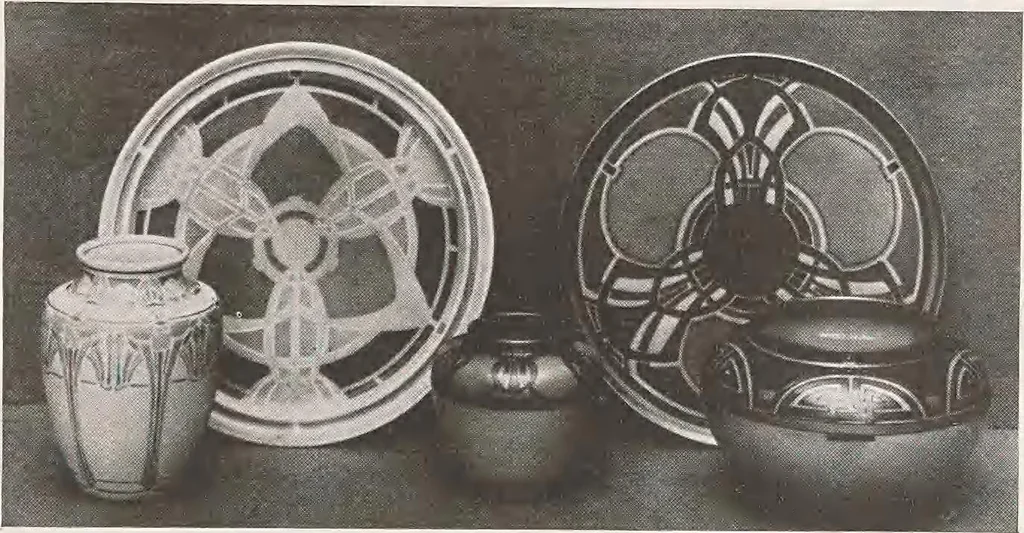 An illustration from Keramic studio, 1899, leaf 60