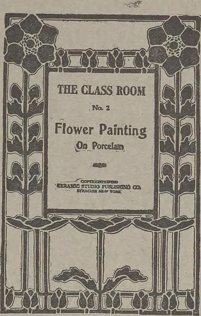 An illustration from Keramic studio, 1899, leaf 74