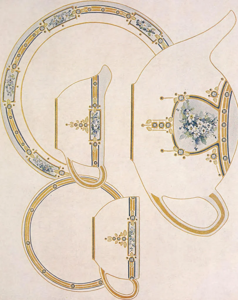 An illustration from Keramic studio, 1899, leaf 92