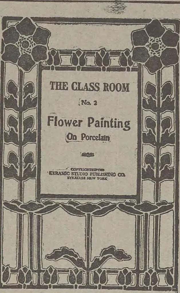 An illustration from Keramic studio, 1899, leaf 96