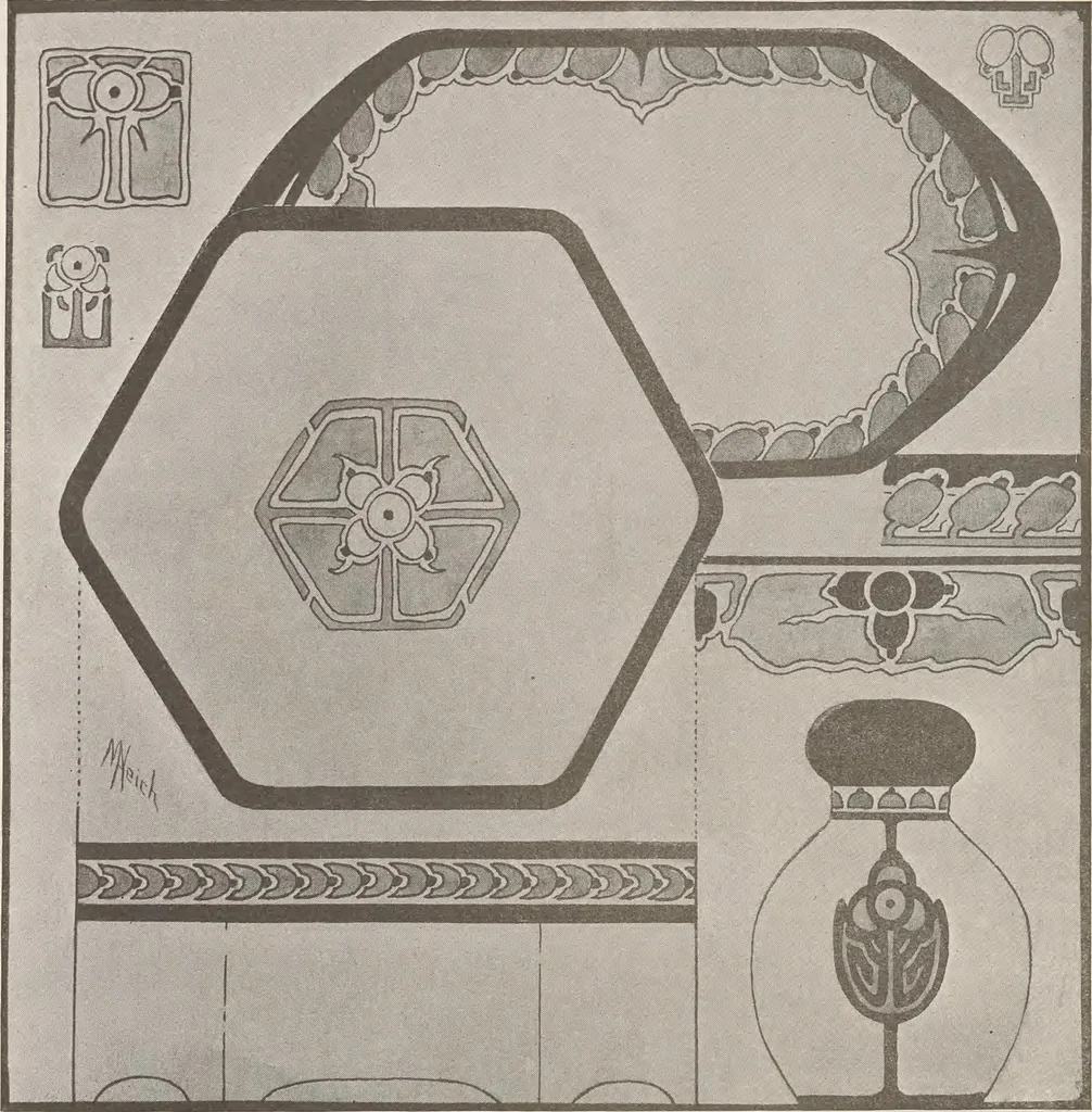 An illustration from Keramic studio, 1899, leaf 111
