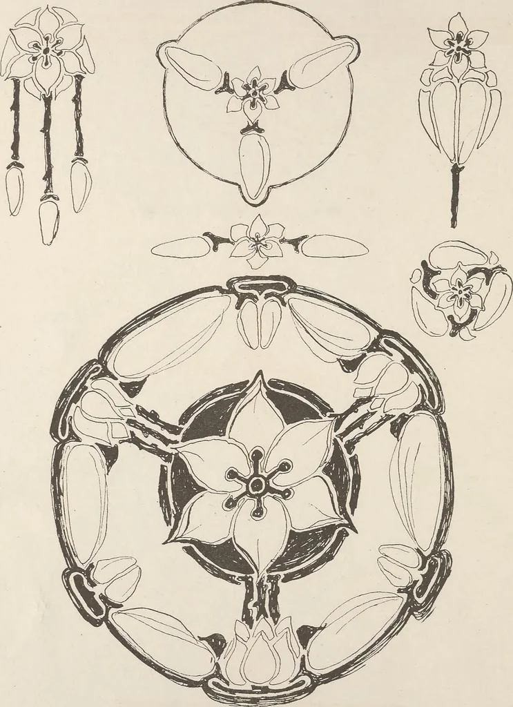An illustration from Keramic studio, 1899, leaf 137