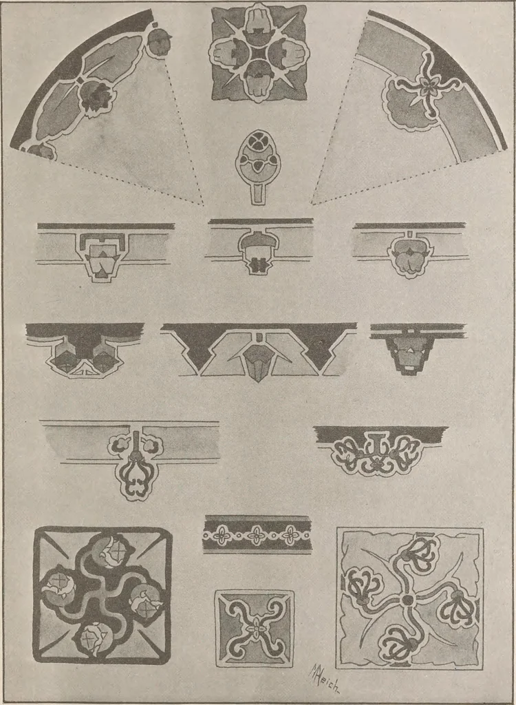 An illustration from Keramic studio, 1899, leaf 158