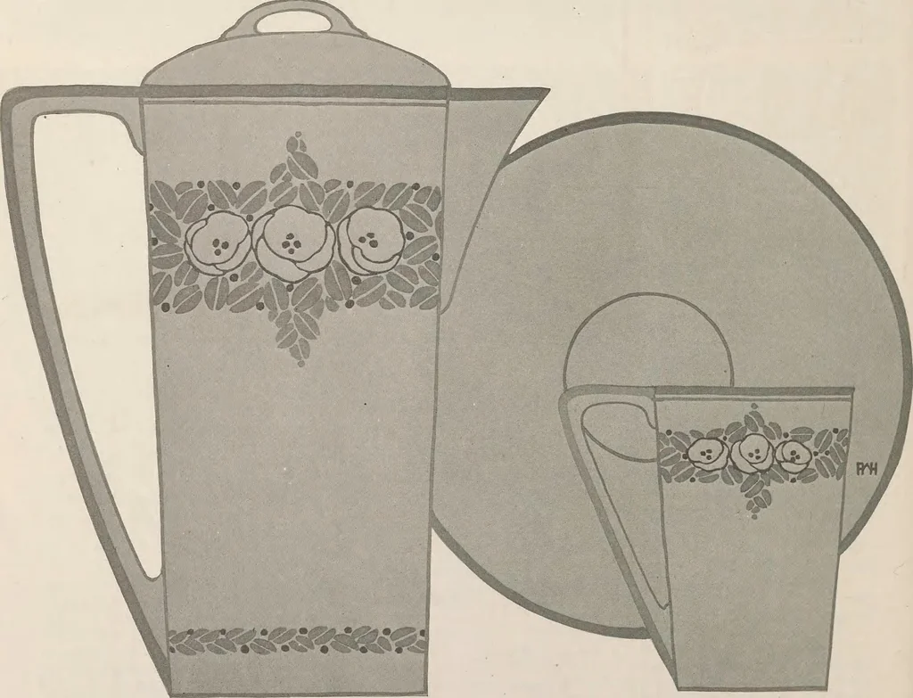An illustration from Keramic studio, 1899, leaf 183