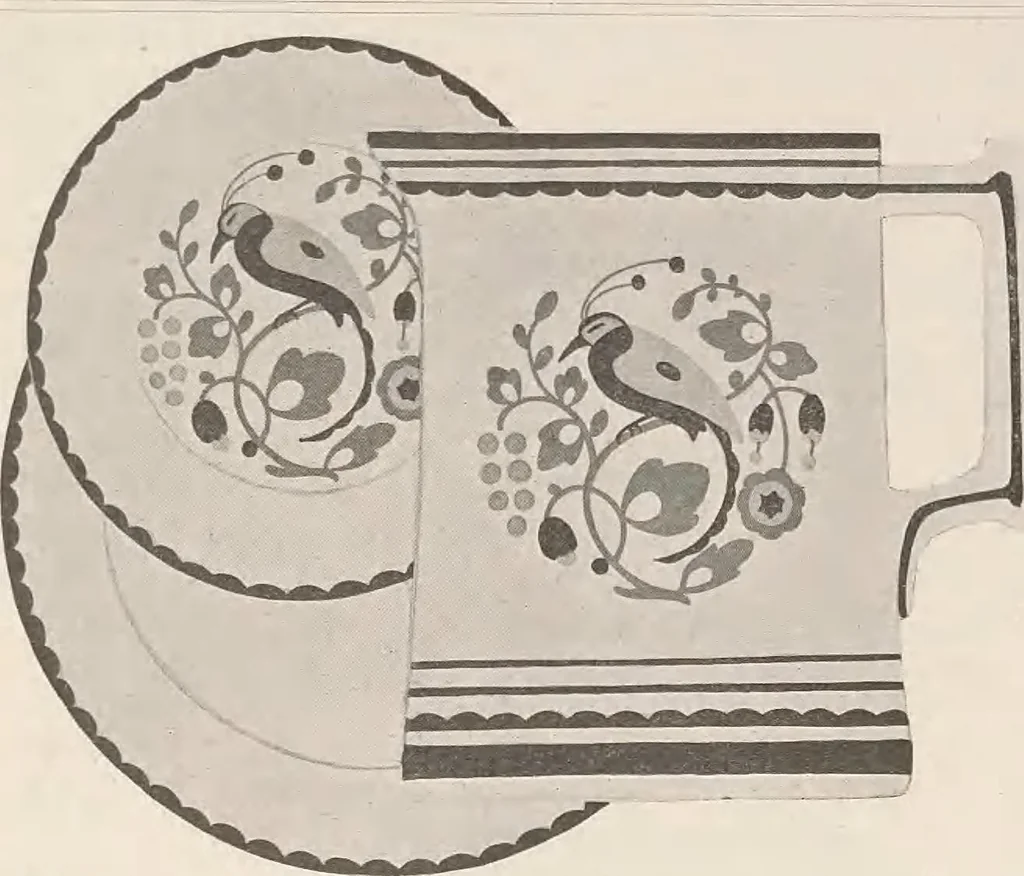 An illustration from Keramic studio, 1899, leaf 185