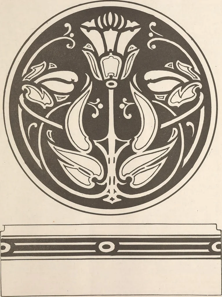 An illustration from Keramic studio, 1899, leaf 206
