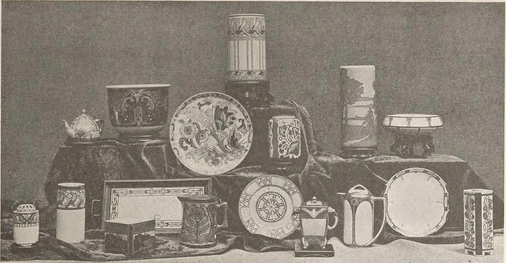 An illustration from Keramic studio, 1899, leaf 22