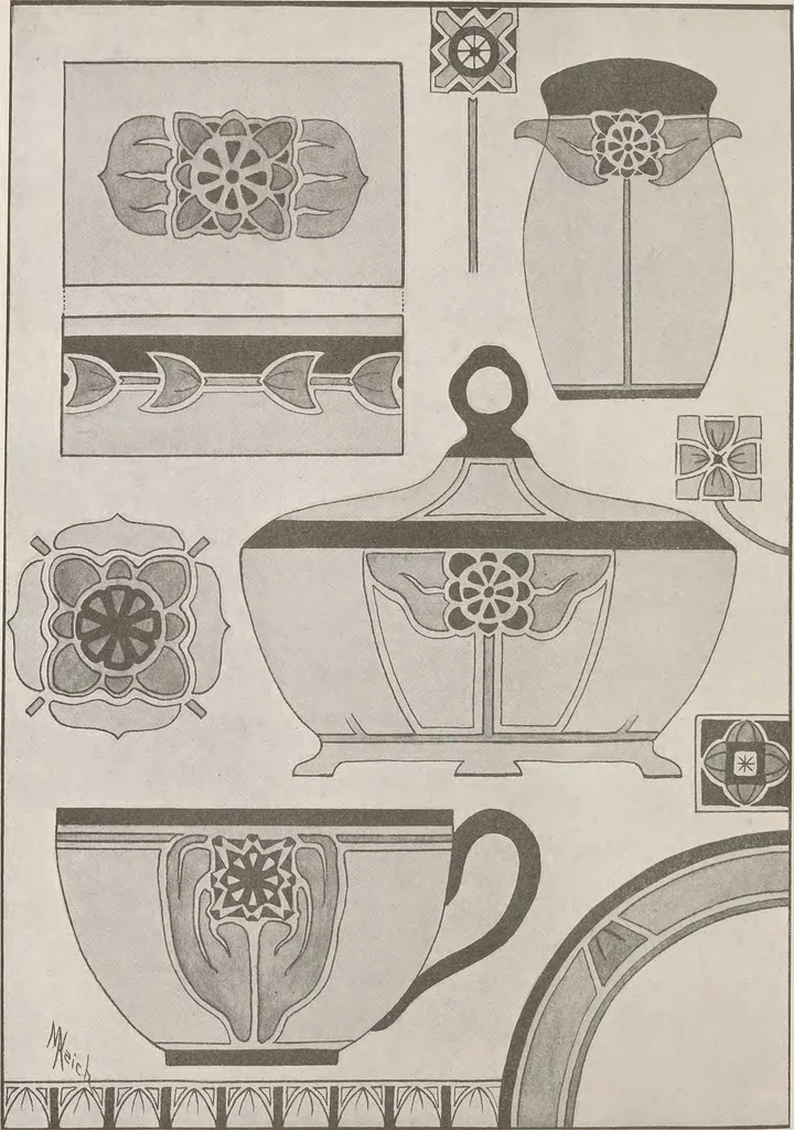 An illustration from Keramic studio, 1899, leaf 25