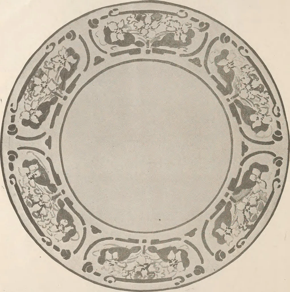 An illustration from Keramic studio, 1899, leaf 341