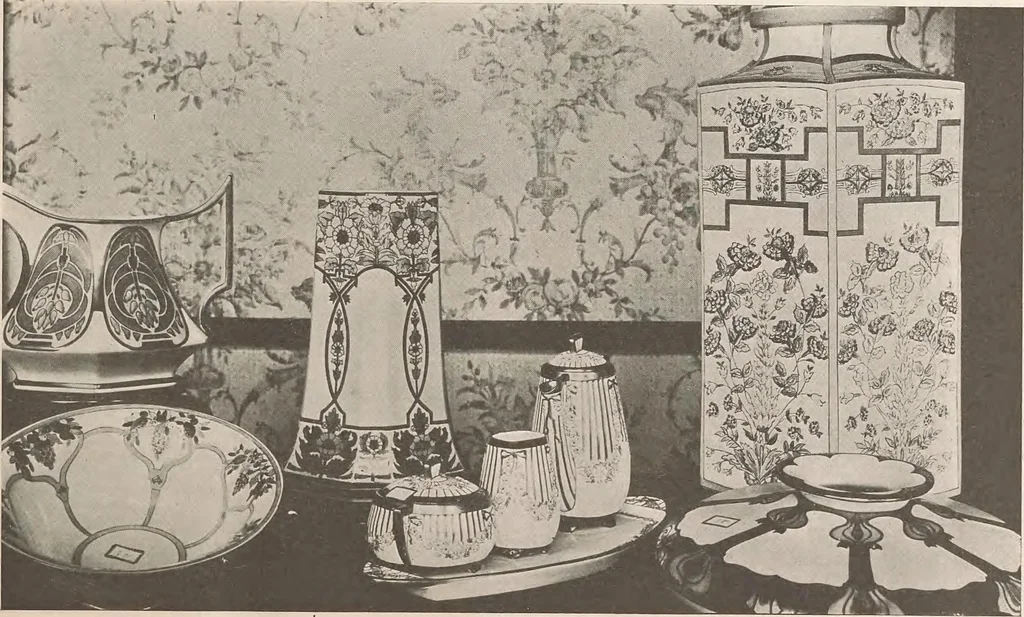An illustration from Keramic studio, 1899, leaf 42
