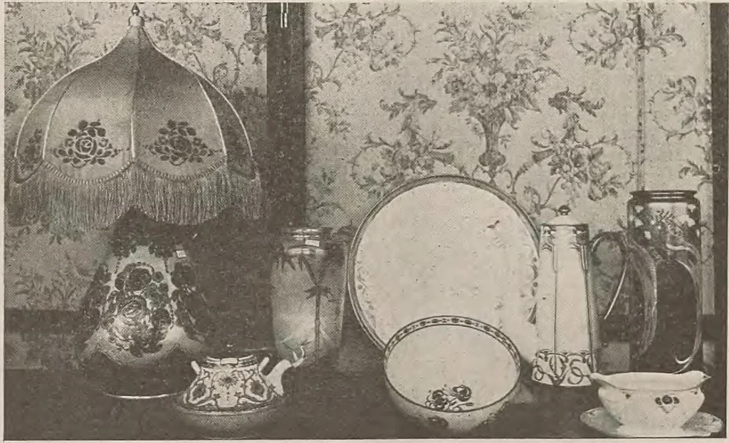 An illustration from Keramic studio, 1899, leaf 43