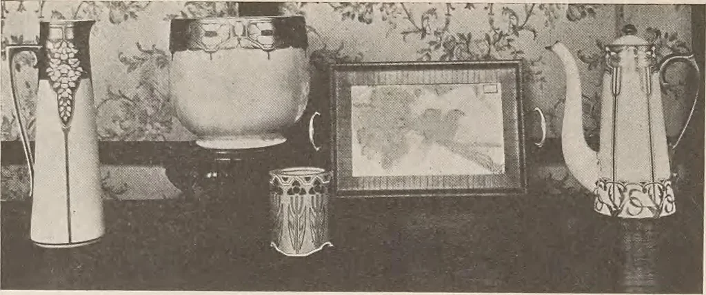 An illustration from Keramic studio, 1899, leaf 45