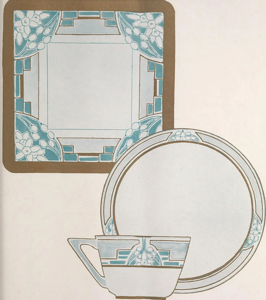 An illustration from Keramic studio, 1899, leaf 60