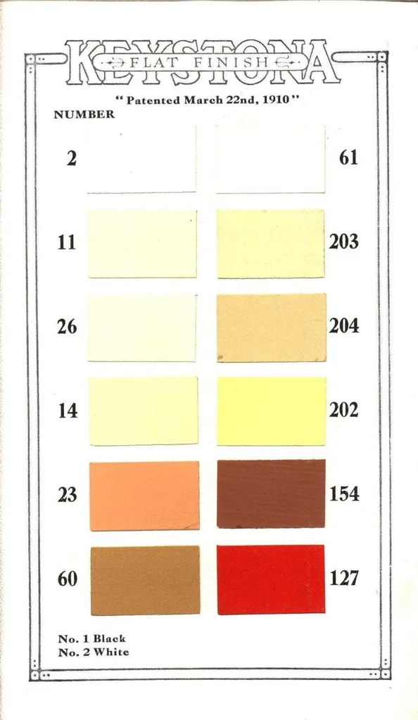 An illustration from Keystona flat finish, 1910, leaf 5