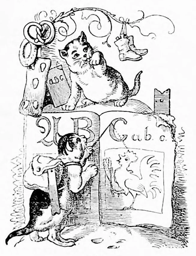 An illustration from Illustriertes Kinderspielbuch, 1890, leaf 203