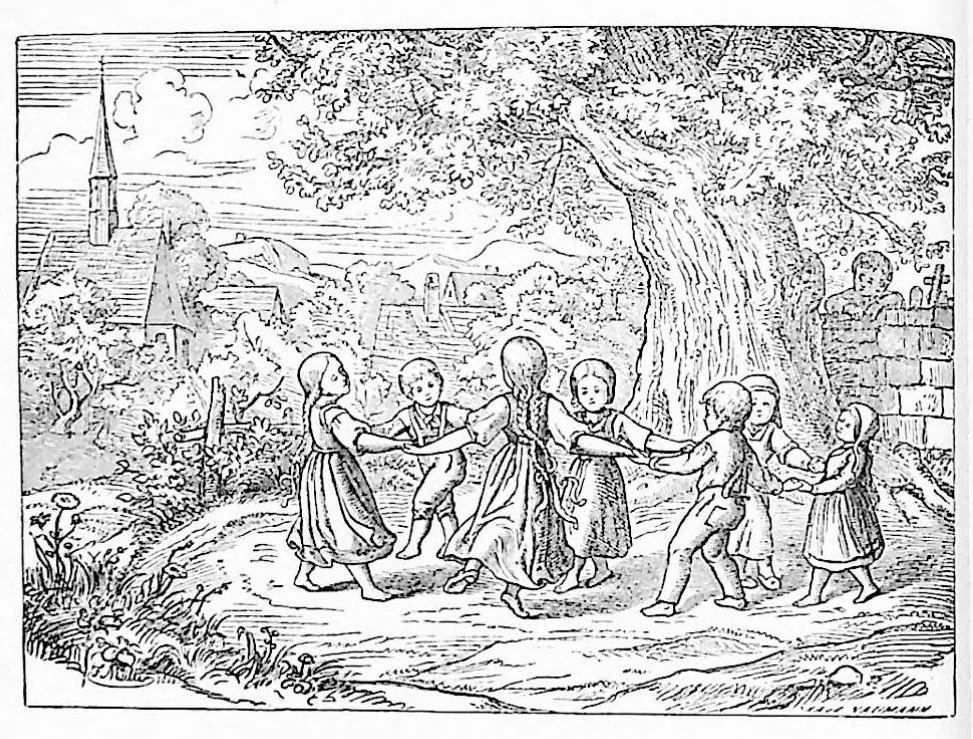 An illustration from Illustriertes Kinderspielbuch, 1890, leaf 51