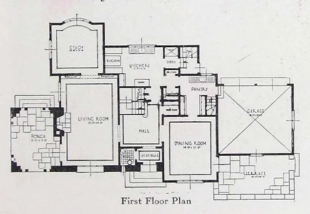 An illustration from King color rules the home / [by C.D. Holley, and Associations, Acme Quality Color Division, in cooperation with Nancy McClelland ... and Parker Morse Hooper]., 1928, leaf 16