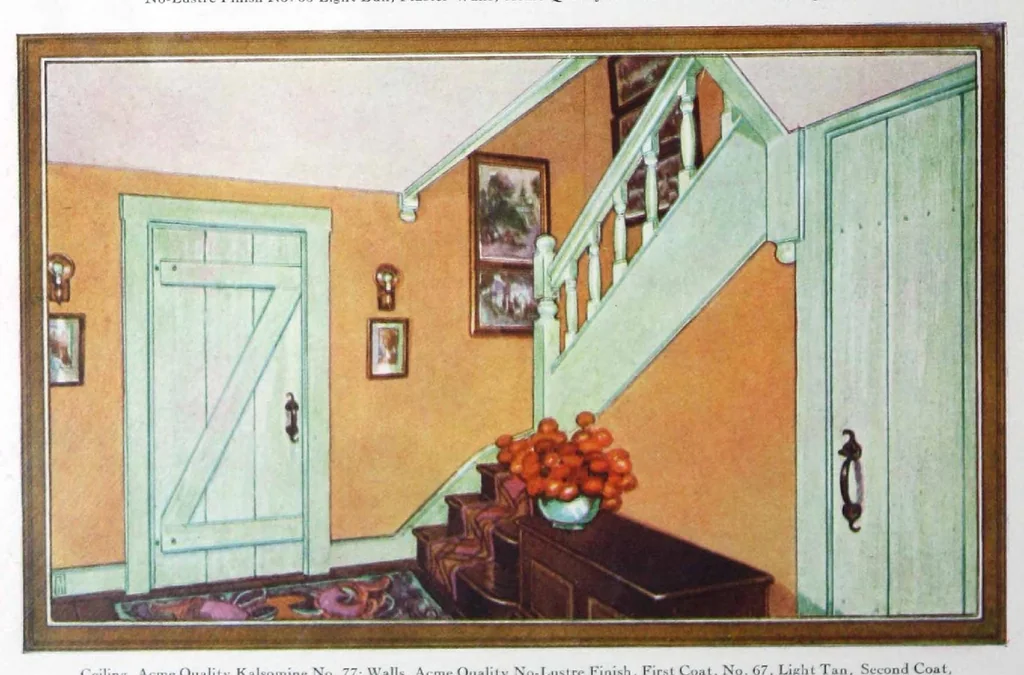 An illustration from King color rules the home / [by C.D. Holley, and Associations, Acme Quality Color Division, in cooperation with Nancy McClelland ... and Parker Morse Hooper]., 1928, leaf 41