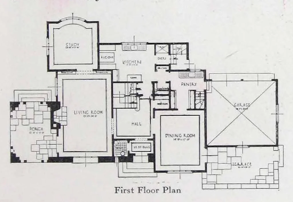 An illustration from King color rules the home / [by C.D. Holley, and Associations, Acme Quality Color Division, in cooperation with Nancy McClelland ... and Parker Morse Hooper]., 1928, leaf 16
