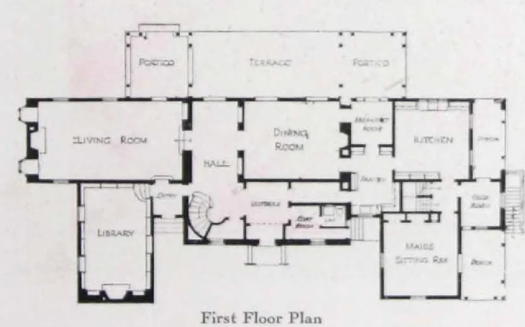 An illustration from King color rules the home / [by C.D. Holley, and Associations, Acme Quality Color Division, in cooperation with Nancy McClelland ... and Parker Morse Hooper]., 1928, leaf 44