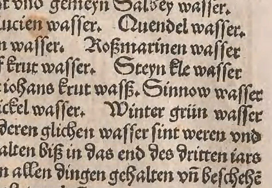 An illustration from Kleines Distillierbuch, 1500, leaf 33