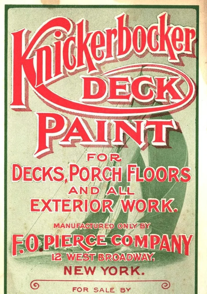 An illustration from Knickerbocker deck paint, 1910, leaf 0