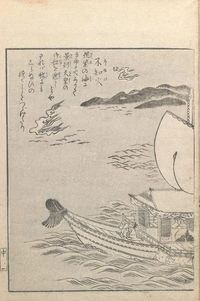 An illustration from Konjaku zoku hyakki, 1805, leaf 4