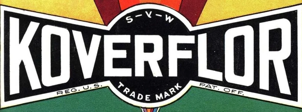 An illustration from KoverFlor super finishes original tung oil product (China wood)., 1925, leaf 0