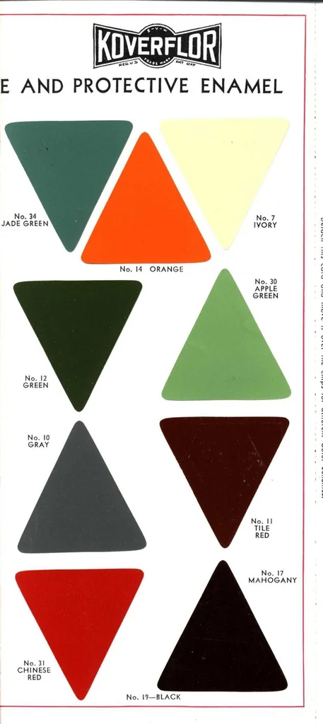 An illustration from KoverFlor super finishes original tung oil product (China wood)., 1925, leaf 6