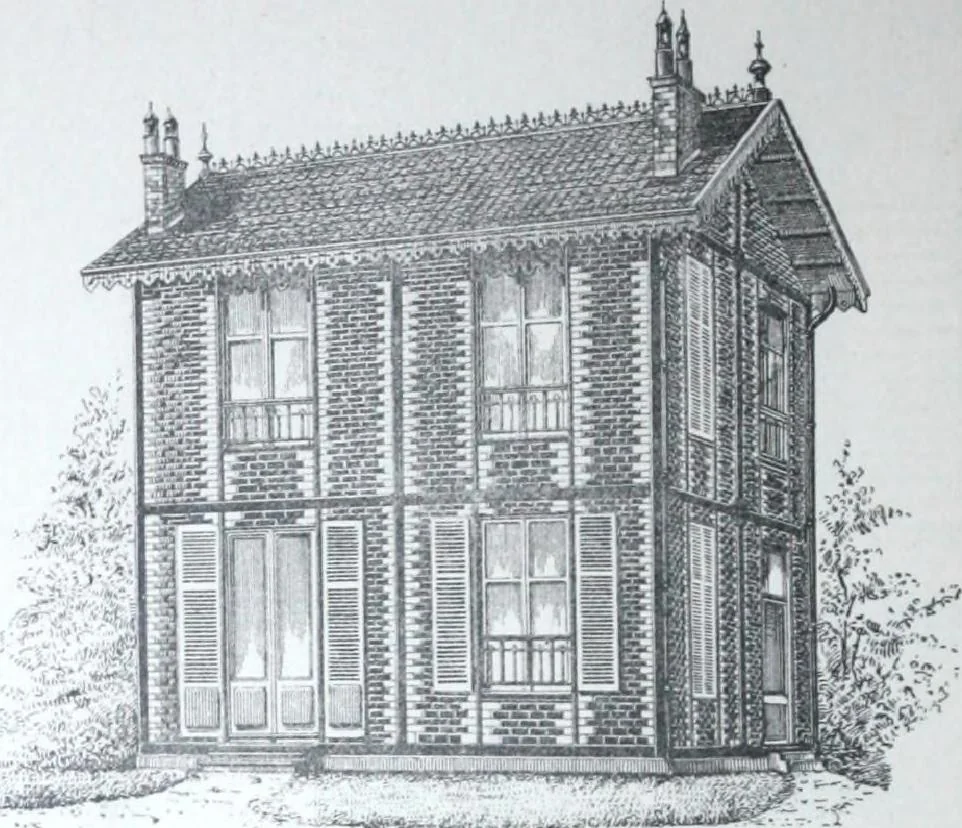 An illustration from La poutrelle metallique dans ses principles applications, 1910, leaf 125