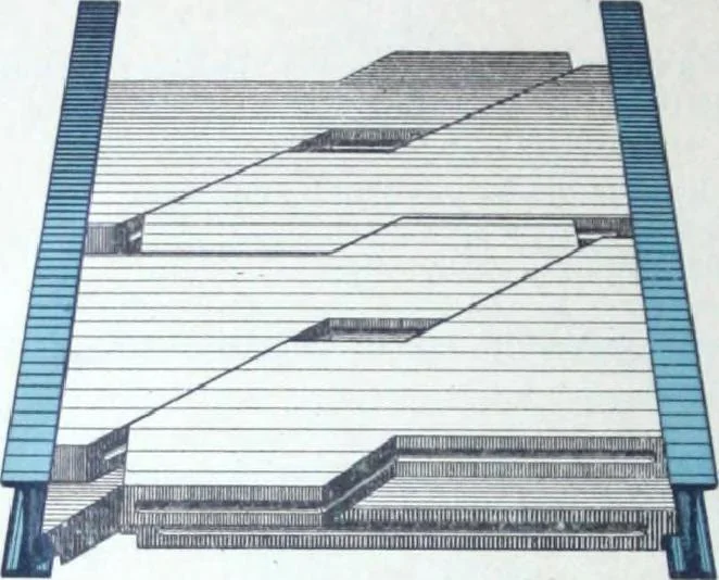 An illustration from La poutrelle metallique dans ses principles applications, 1910, leaf 149