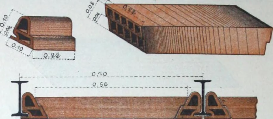 An illustration from La poutrelle metallique dans ses principles applications, 1910, leaf 167