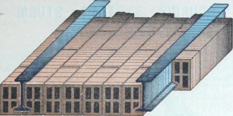 An illustration from La poutrelle metallique dans ses principles applications, 1910, leaf 170