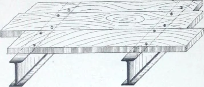 An illustration from La poutrelle metallique dans ses principles applications, 1910, leaf 89