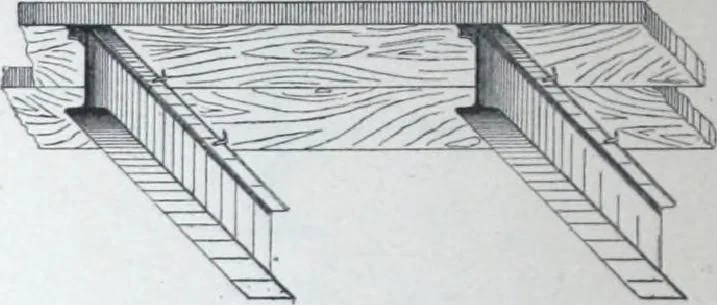 An illustration from La poutrelle metallique dans ses principles applications, 1910, leaf 89