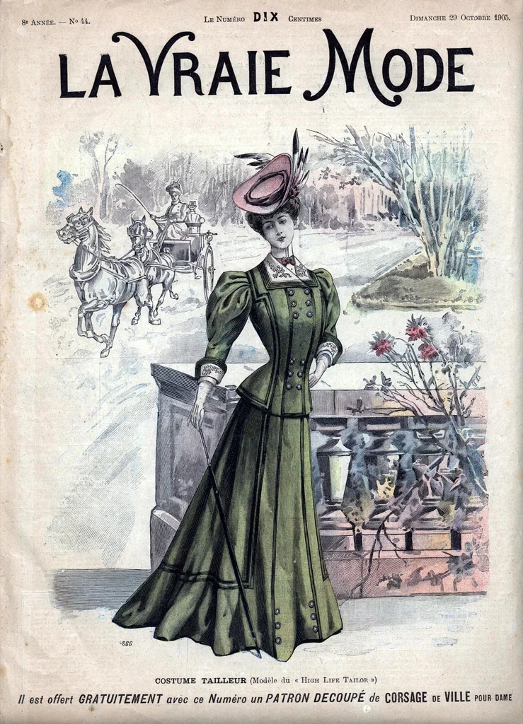 An illustration from La Vraie Mode Oct 29 1905, 1905, leaf 0