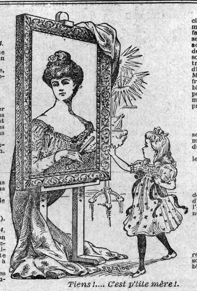 An illustration from La Vraie Mode Oct 29 1905, 1905, leaf 13