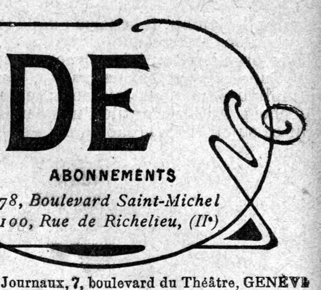 An illustration from La Vraie Mode Oct 29 1905, 1905, leaf 2