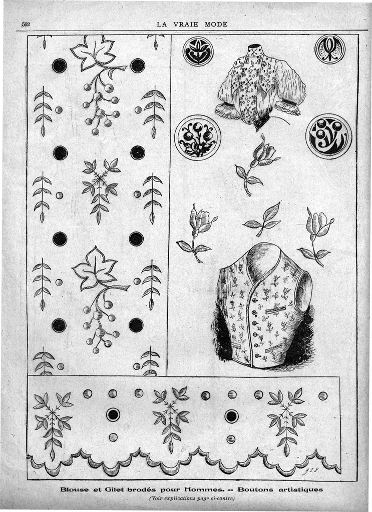 An illustration from La Vraie Mode Oct 29 1905, 1905, leaf 8