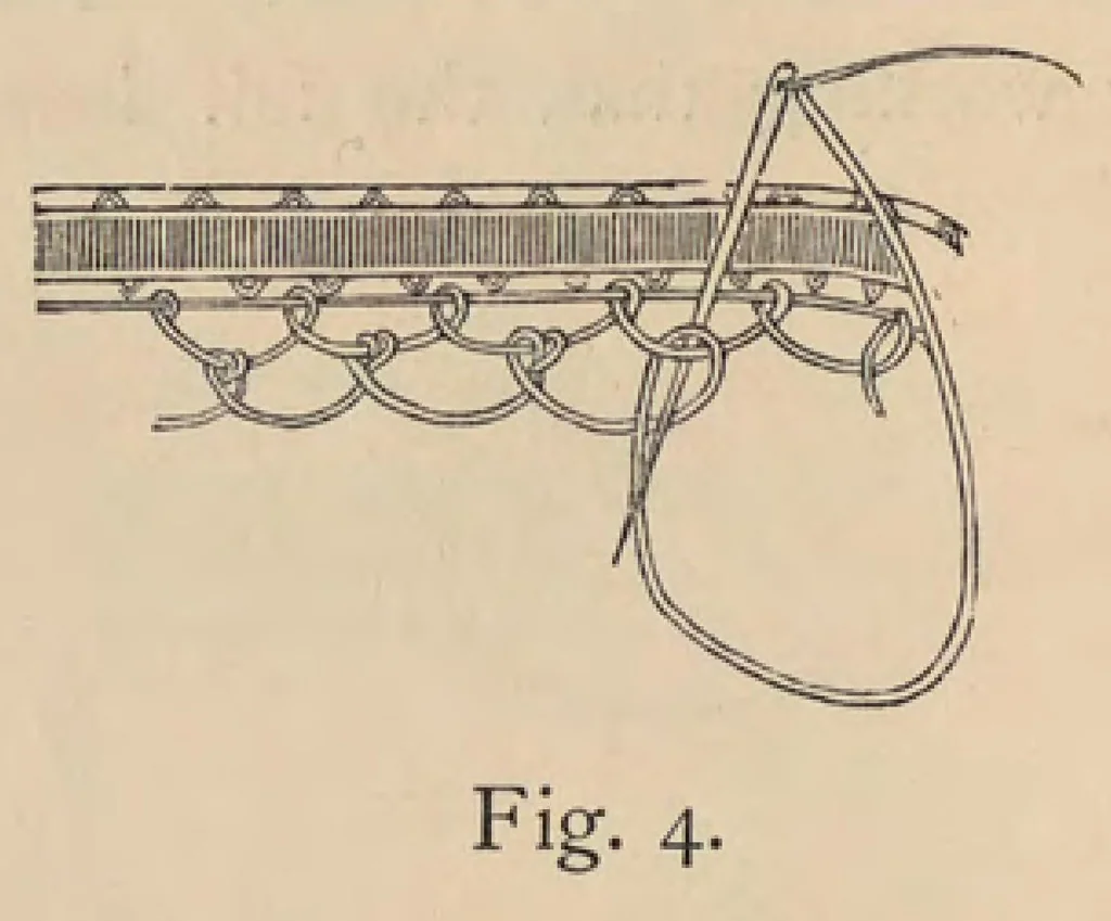 An illustration from Old point lace and how to copy and imitate it, 1878, leaf 23